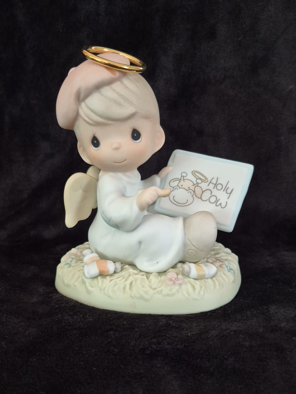 Vintage Enesco Precious Moments Holy Cow "I Think You're Just Divine"  (#272558)